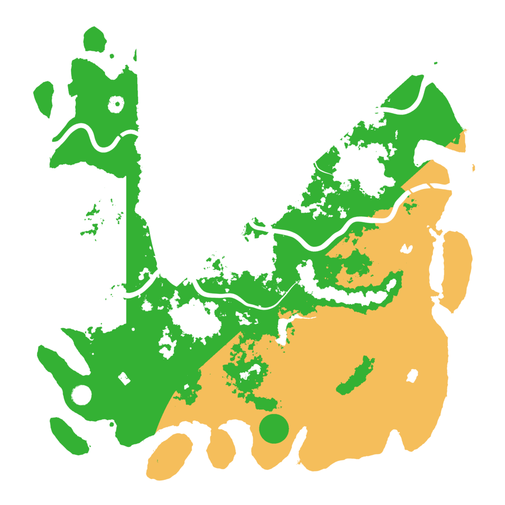 Biome Rust Map: Procedural Map, Size: 4500, Seed: 308670667