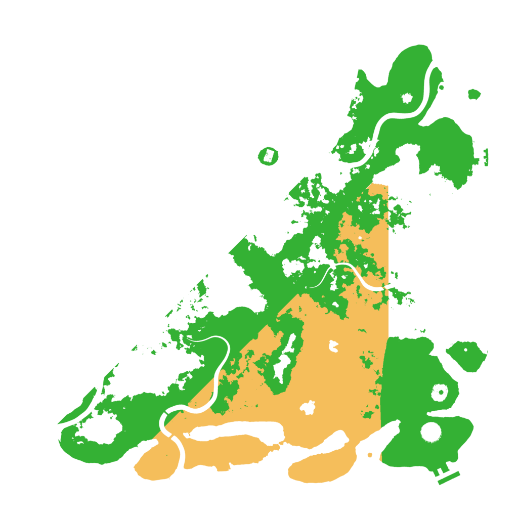 Biome Rust Map: Procedural Map, Size: 4500, Seed: 23981110