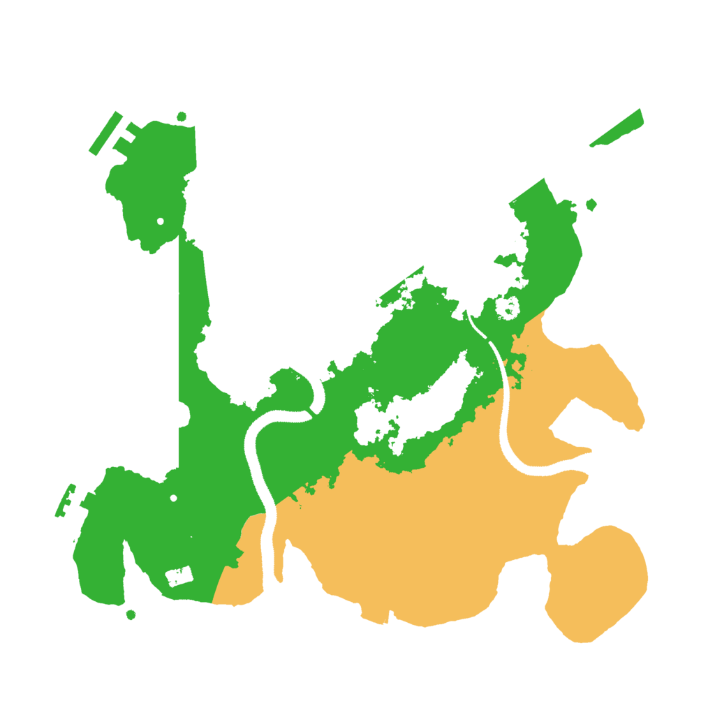 Biome Rust Map: Procedural Map, Size: 3000, Seed: 1922890085