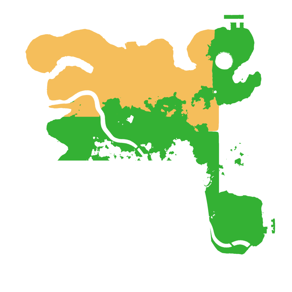 Biome Rust Map: Procedural Map, Size: 3000, Seed: 39894