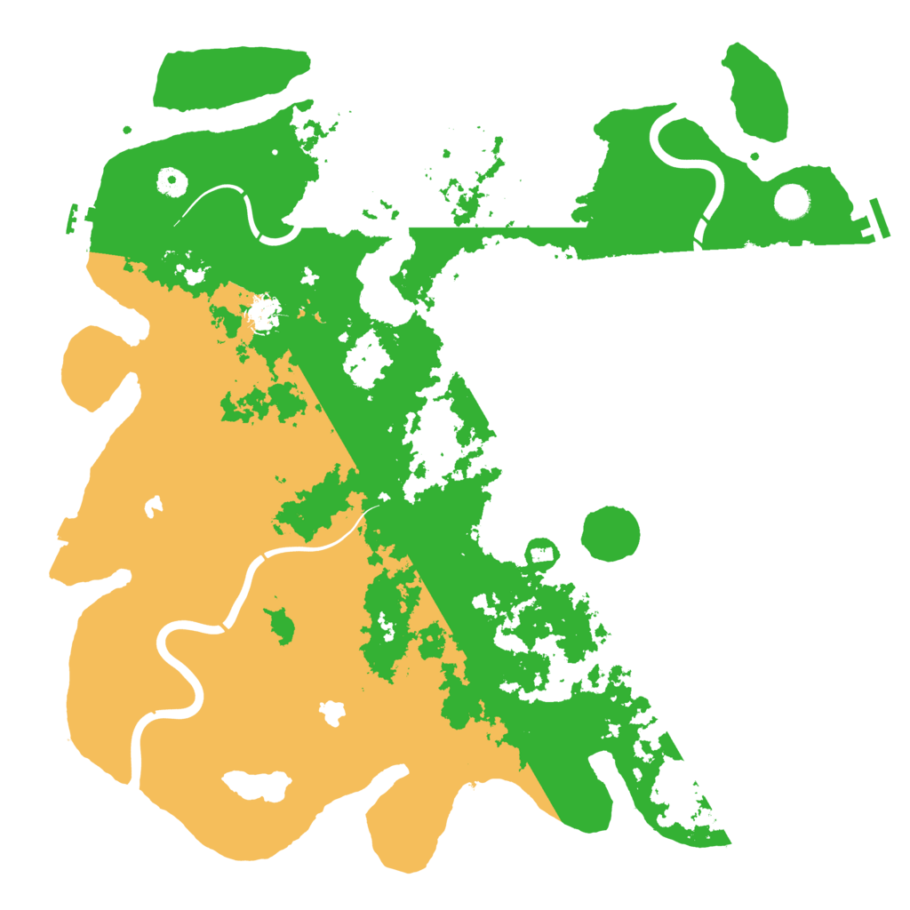 Biome Rust Map: Procedural Map, Size: 4500, Seed: 1289375619