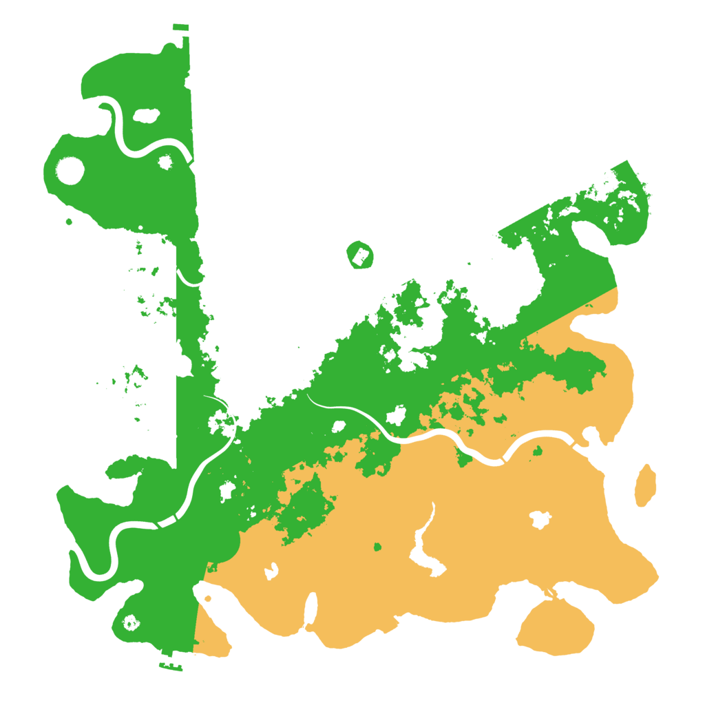 Biome Rust Map: Procedural Map, Size: 4500, Seed: 748270