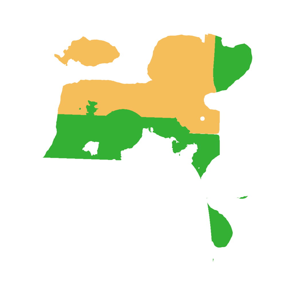 Biome Rust Map: Procedural Map, Size: 2000, Seed: 854365295
