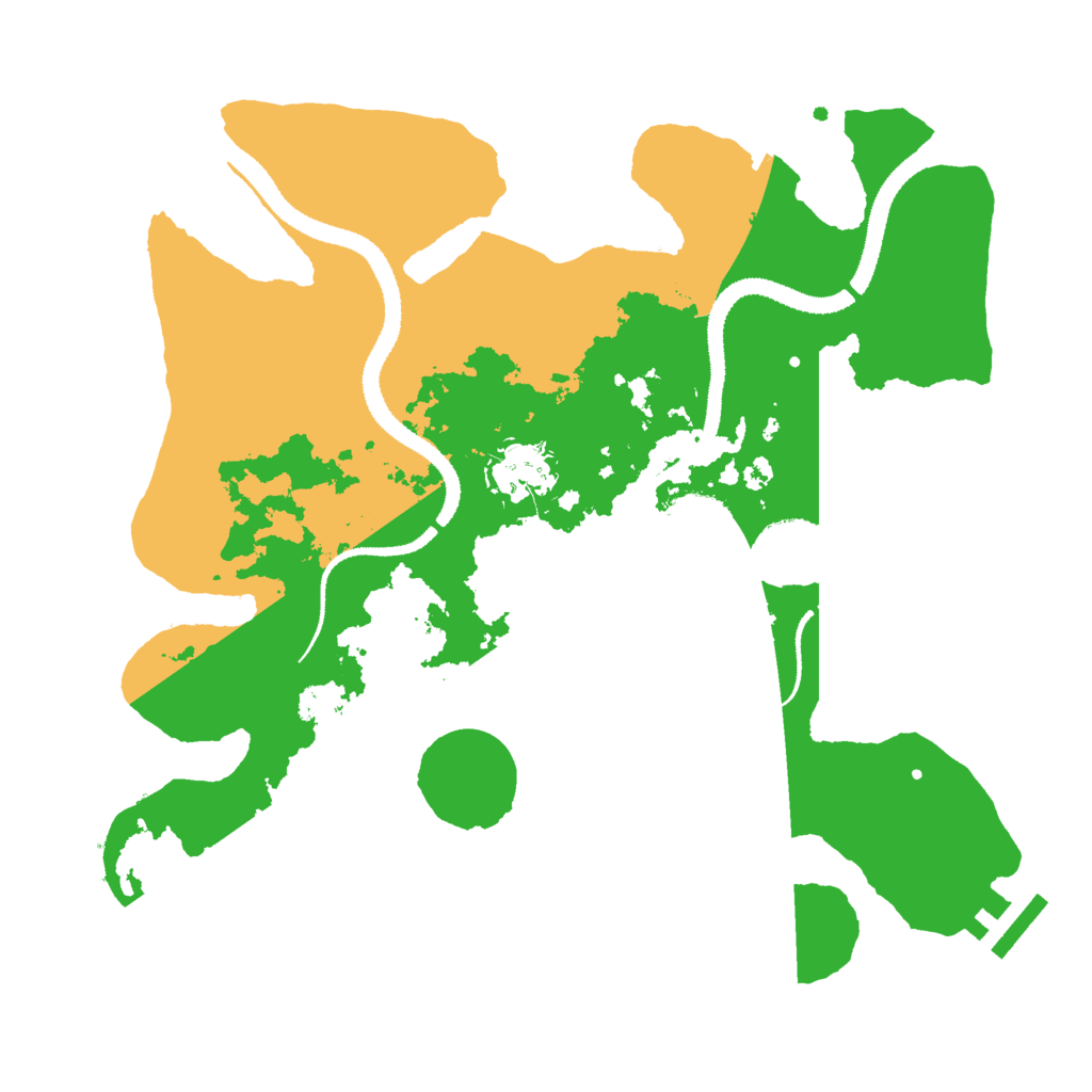 Biome Rust Map: Procedural Map, Size: 3000, Seed: 25032013