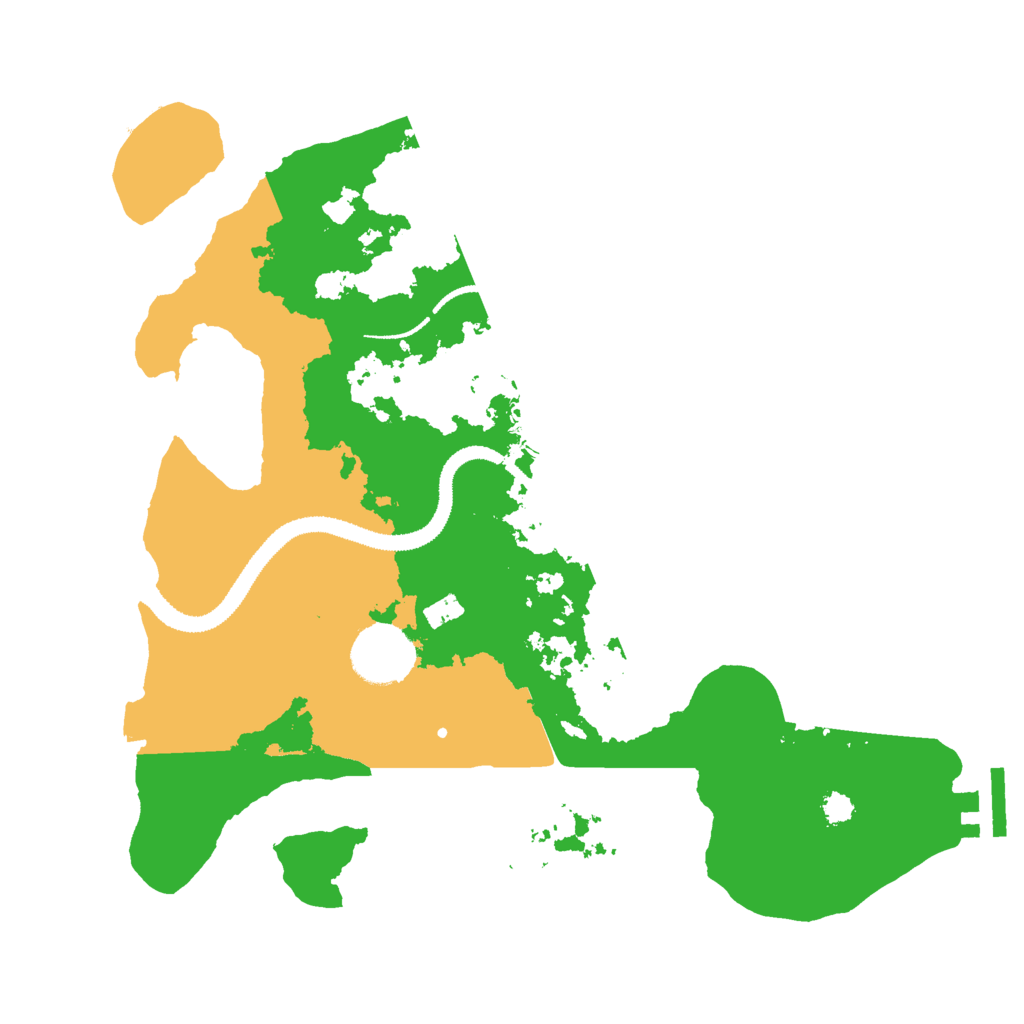 Biome Rust Map: Procedural Map, Size: 3000, Seed: 21866