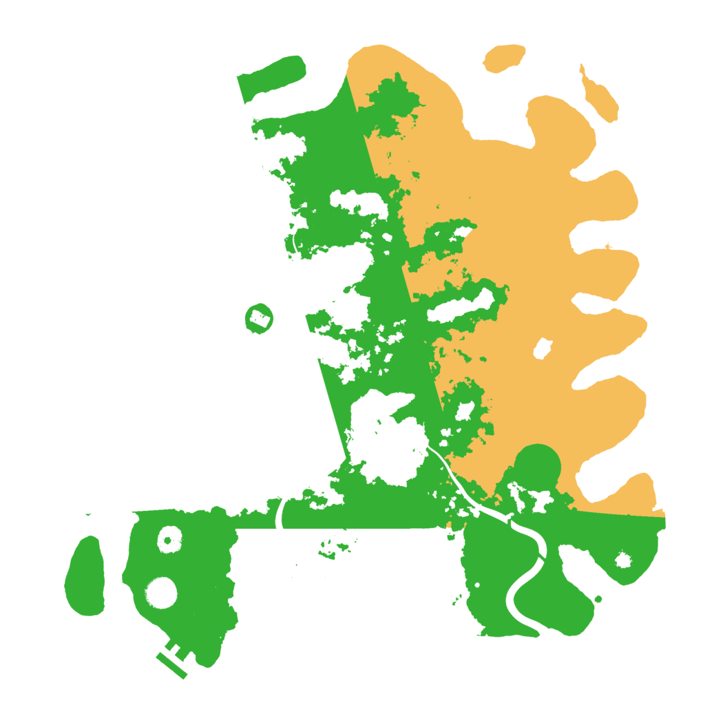 Biome Rust Map: Procedural Map, Size: 4000, Seed: 257660094
