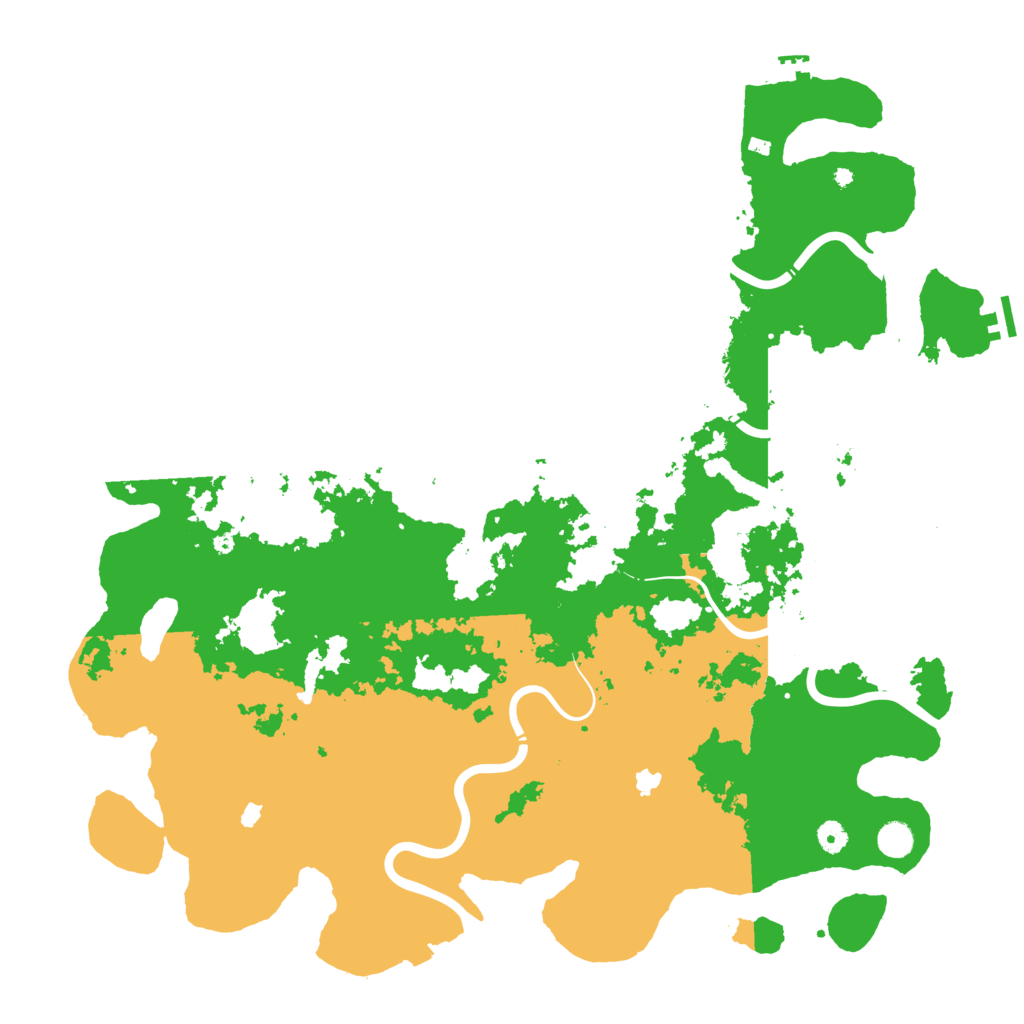 Biome Rust Map: Procedural Map, Size: 5000, Seed: 719170
