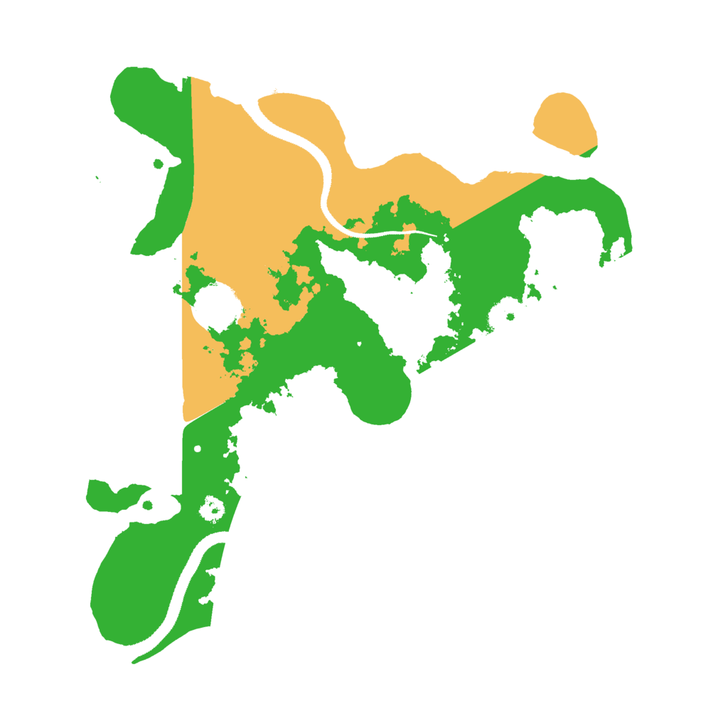 Biome Rust Map: Procedural Map, Size: 3000, Seed: 31090