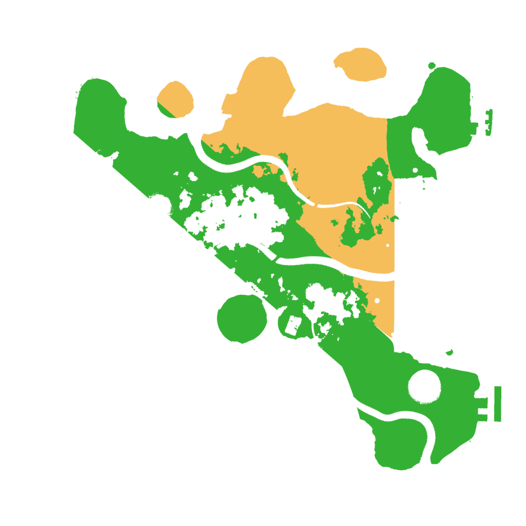 Biome Rust Map: Procedural Map, Size: 3000, Seed: 27886320