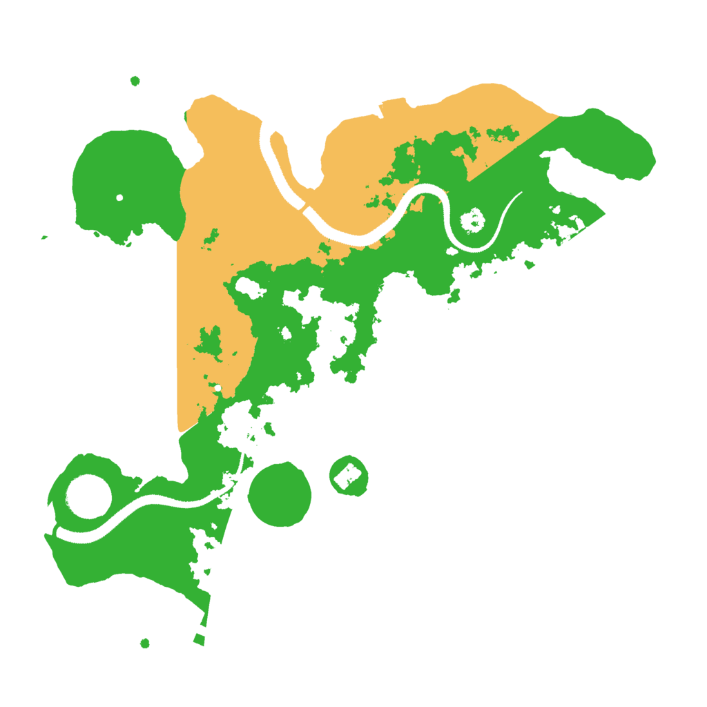 Biome Rust Map: Procedural Map, Size: 3000, Seed: 1651171272