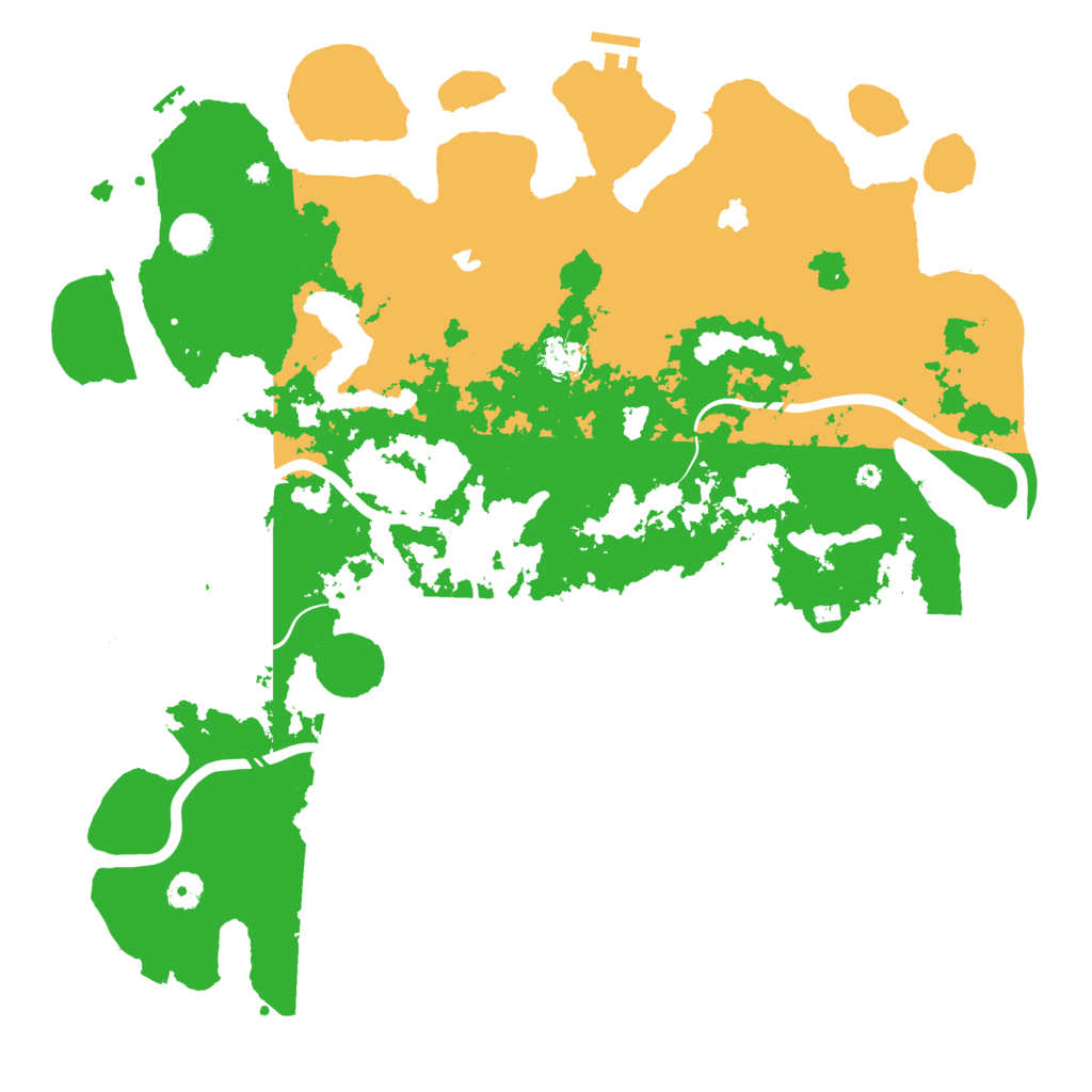 Biome Rust Map: Procedural Map, Size: 4500, Seed: 848278