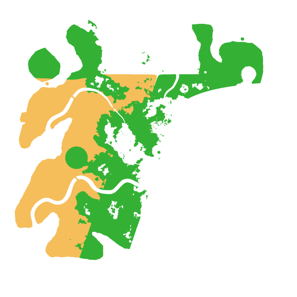 Biome Rust Map: Procedural Map, Size: 3500, Seed: 902451