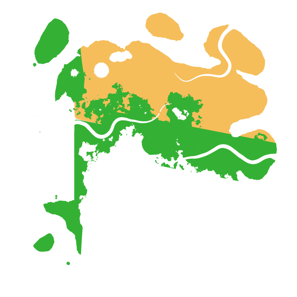 Biome Rust Map: Procedural Map, Size: 3500, Seed: 13456