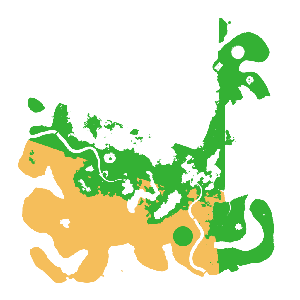 Biome Rust Map: Procedural Map, Size: 4000, Seed: 1292468803