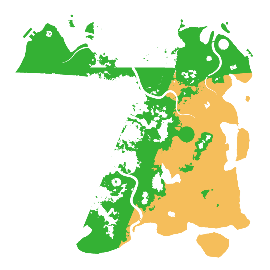 Biome Rust Map: Procedural Map, Size: 4500, Seed: 2103333441
