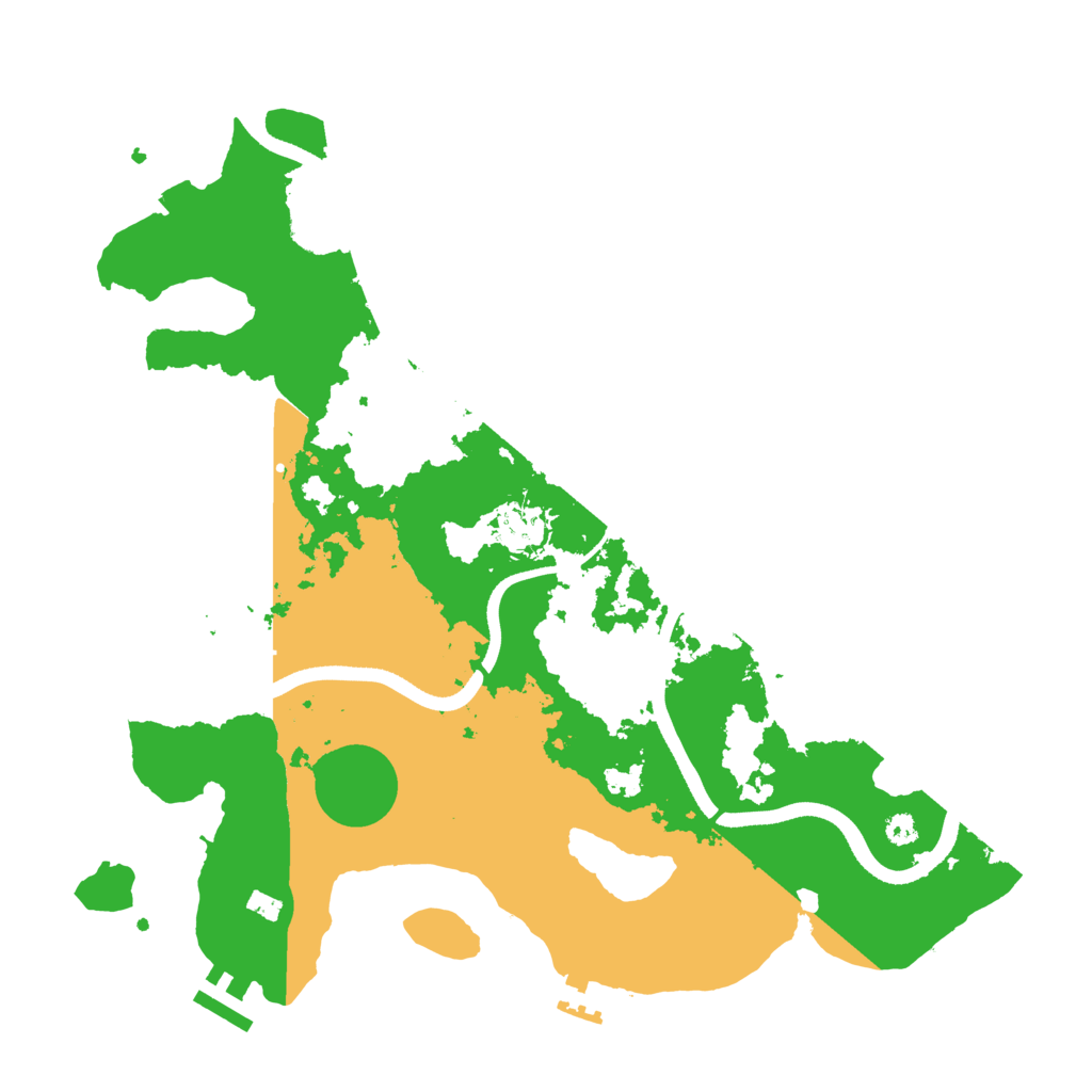 Biome Rust Map: Procedural Map, Size: 3500, Seed: 1661039907