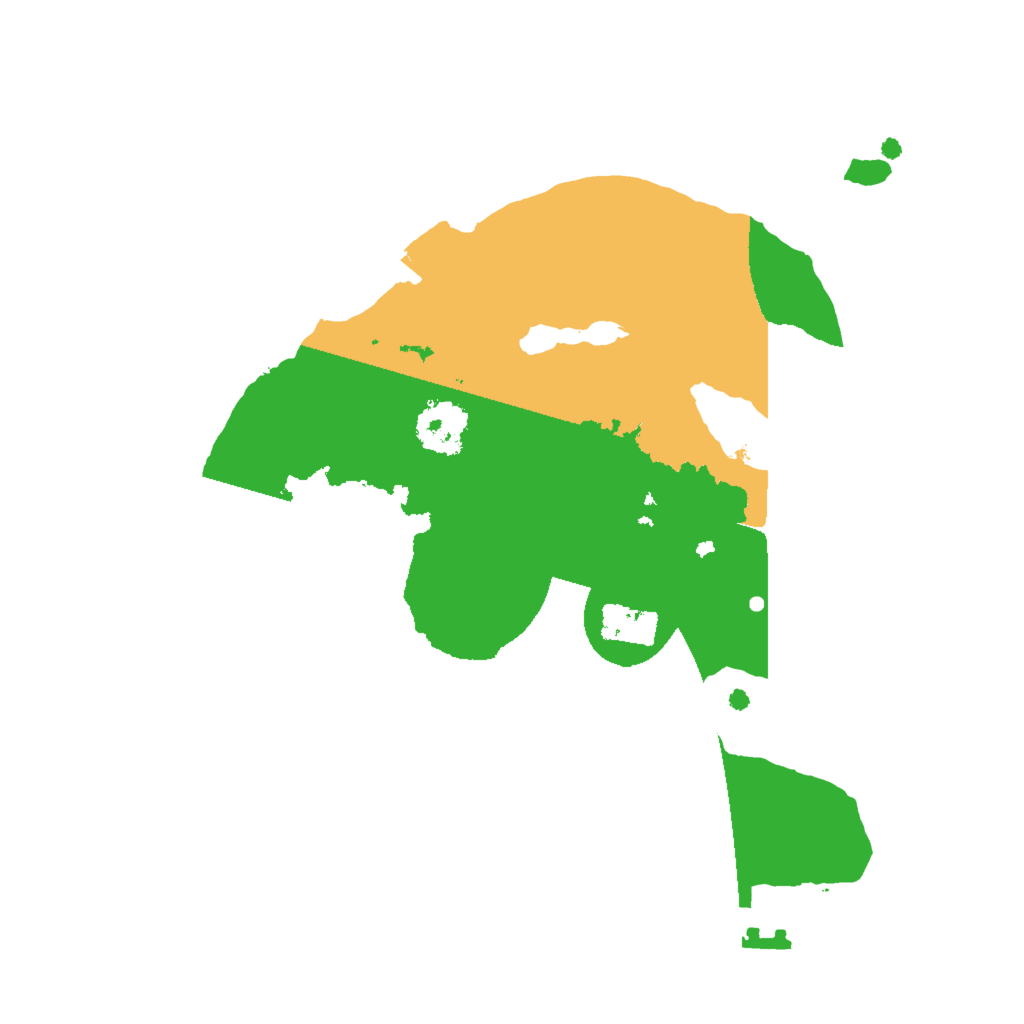 Biome Rust Map: Procedural Map, Size: 2000, Seed: 55070