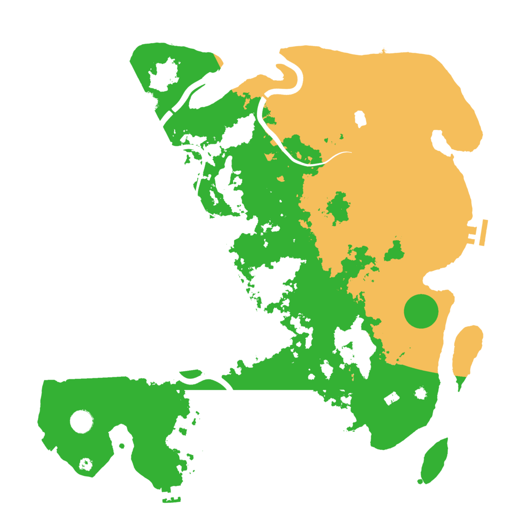 Biome Rust Map: Procedural Map, Size: 4000, Seed: 4301986