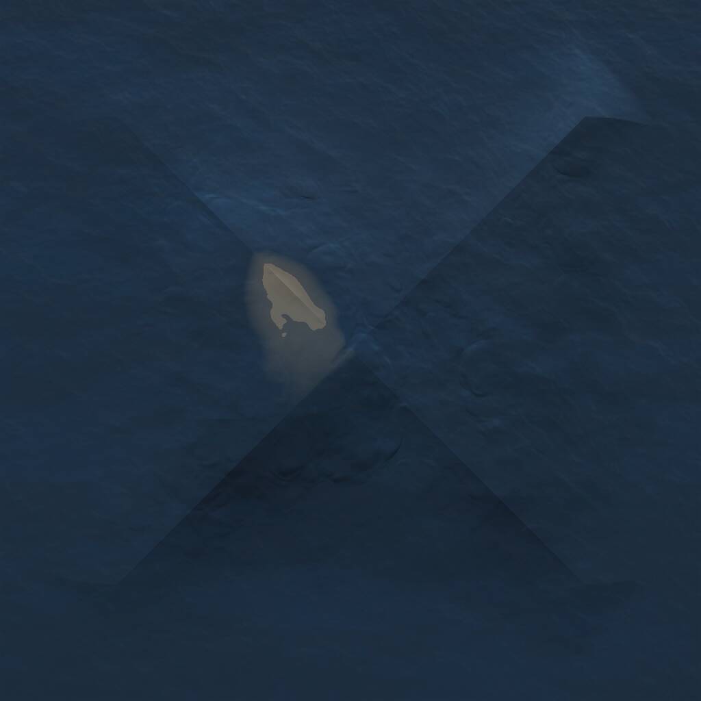 Rust Map: Procedural Map, Size: 1000, Seed: 863775294, 1 Monuments