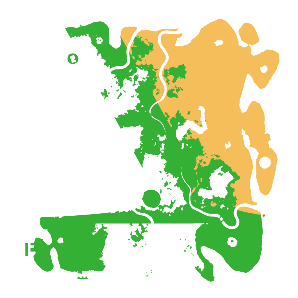 Biome Rust Map: Procedural Map, Size: 4500, Seed: 47828761