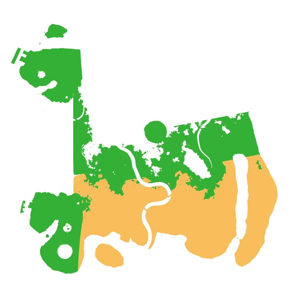 Biome Rust Map: Procedural Map, Size: 3500, Seed: 1663418488
