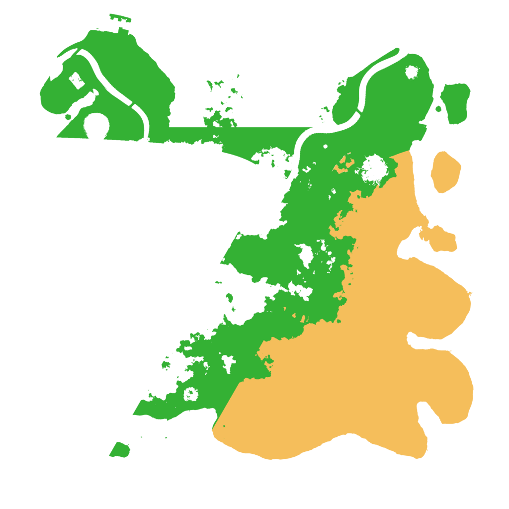 Biome Rust Map: Procedural Map, Size: 3500, Seed: 1913158432