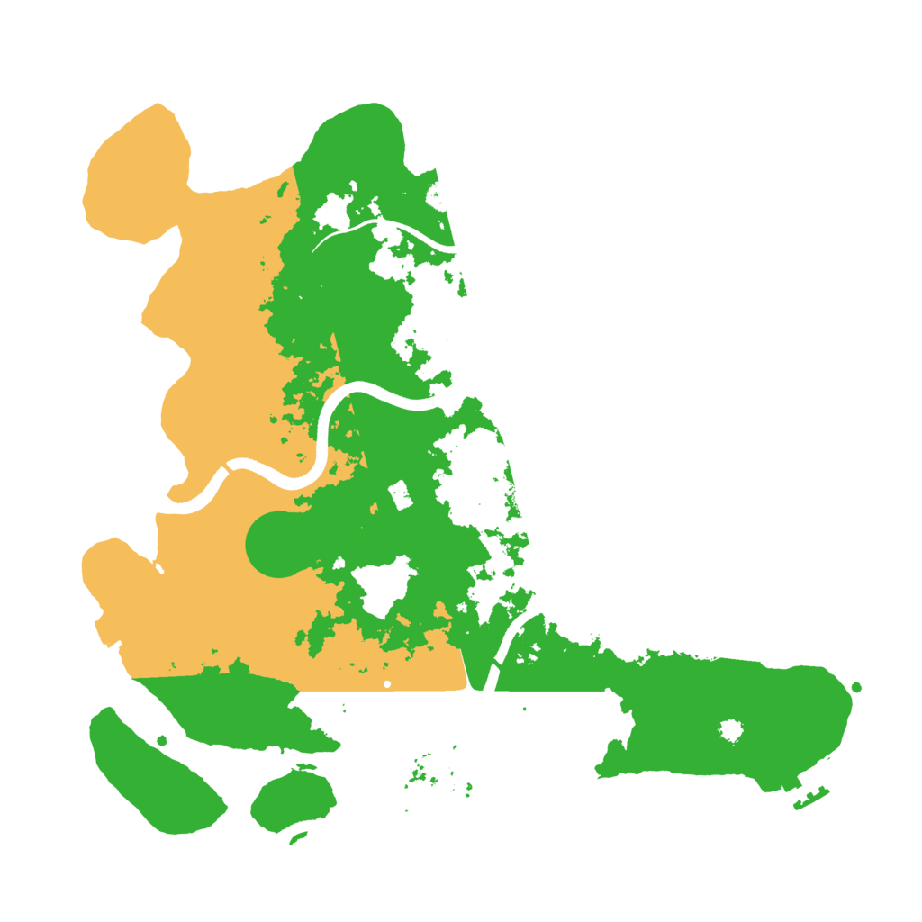 Biome Rust Map: Procedural Map, Size: 3650, Seed: 8327623