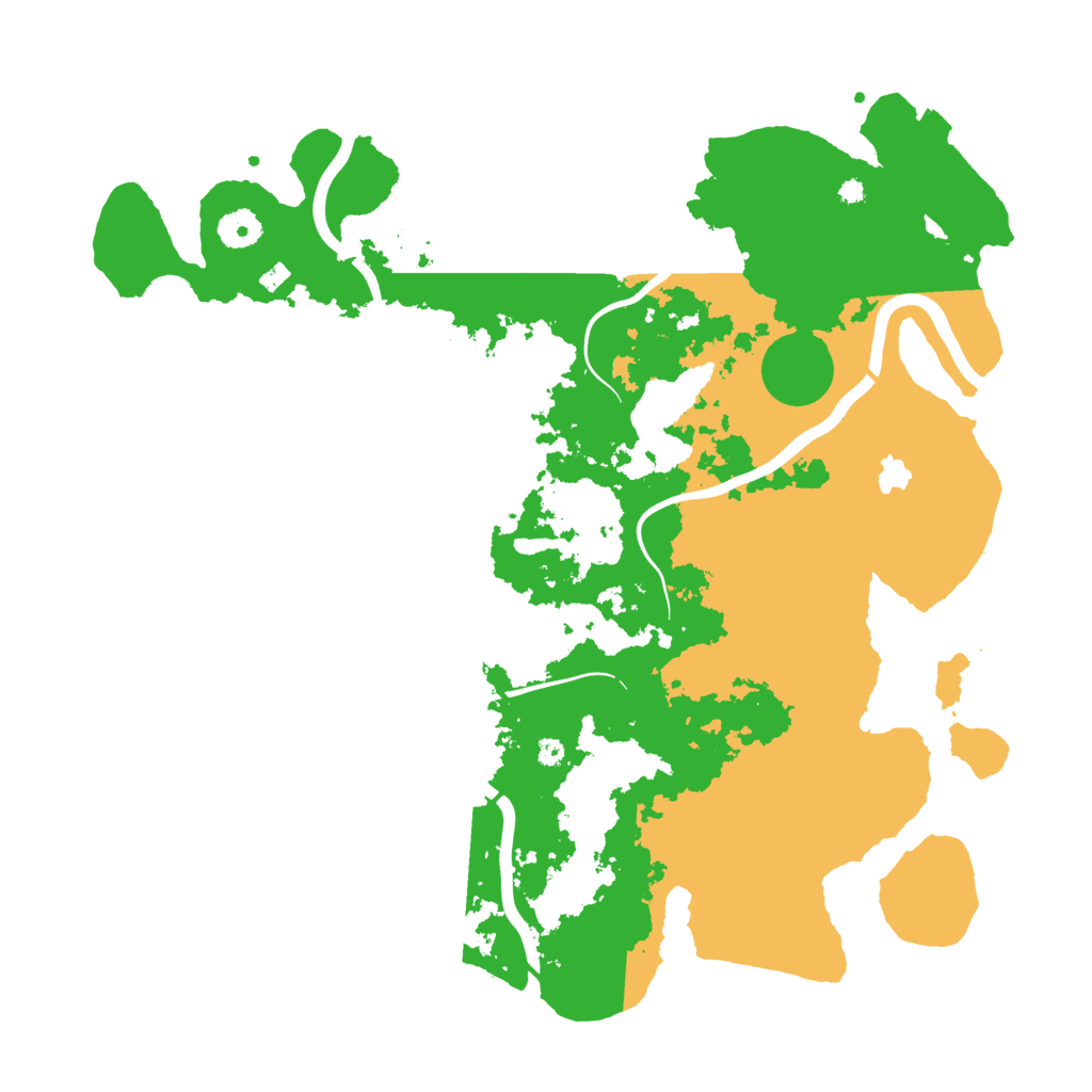 Biome Rust Map: Procedural Map, Size: 4000, Seed: 23332