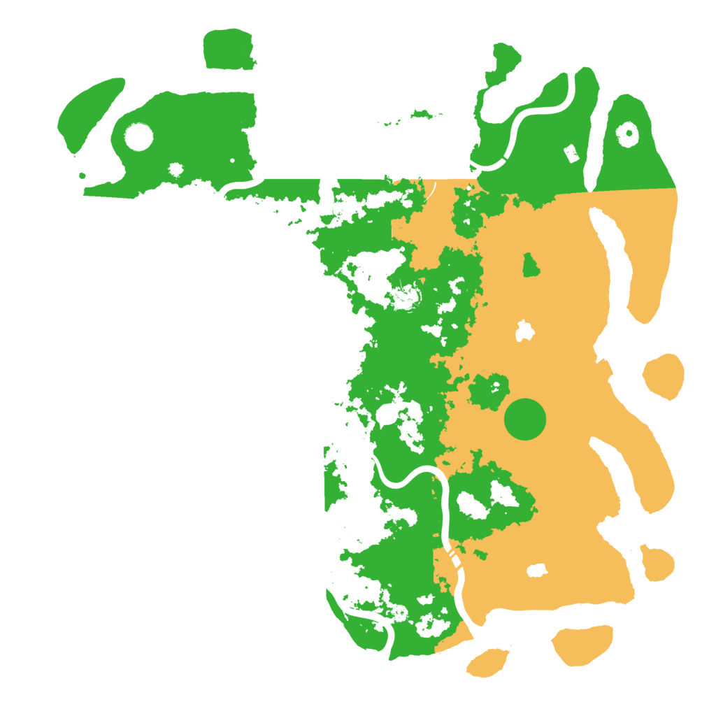 Biome Rust Map: Procedural Map, Size: 4500, Seed: 1420521027