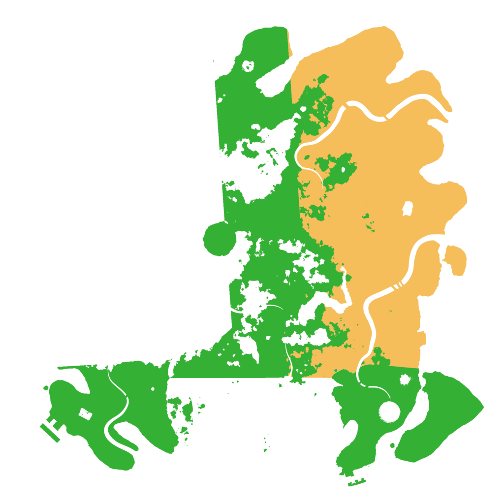 Biome Rust Map: Procedural Map, Size: 4250, Seed: 23521140