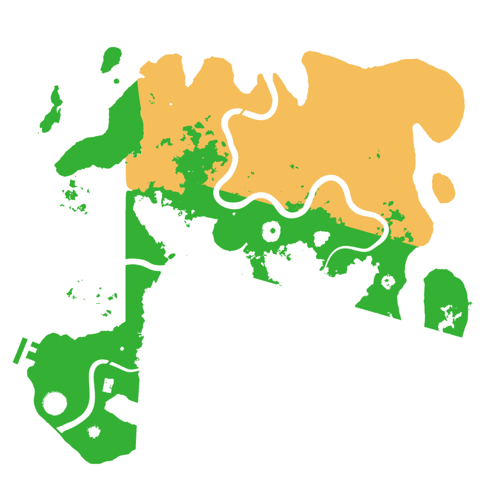 Biome Rust Map: Procedural Map, Size: 3749, Seed: 15305