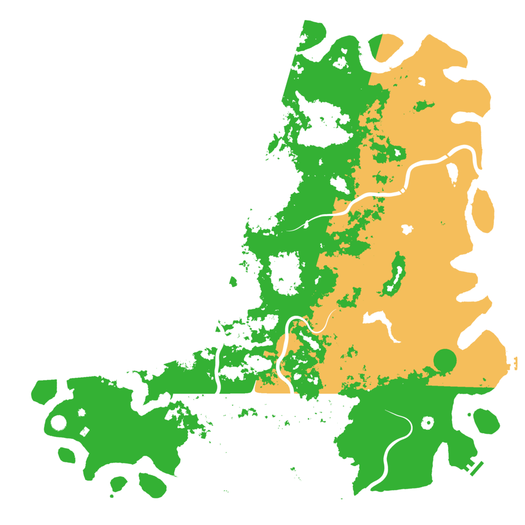Biome Rust Map: Procedural Map, Size: 6000, Seed: 50056