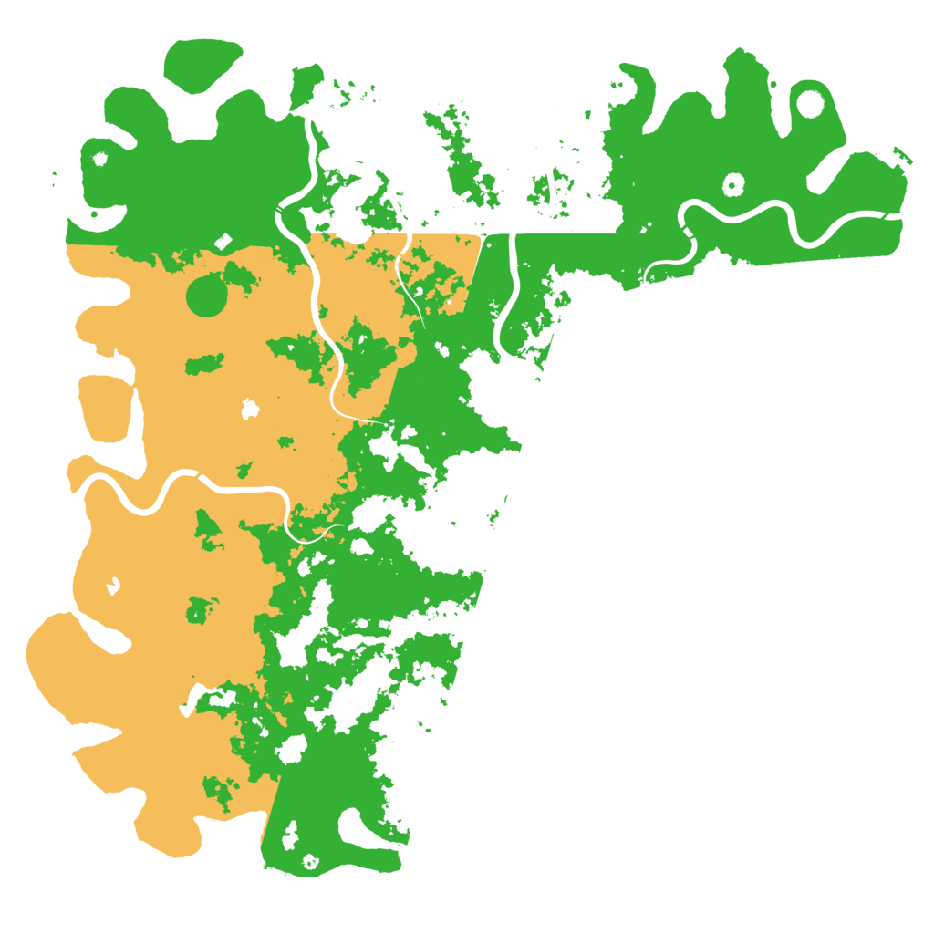 Biome Rust Map: Procedural Map, Size: 6000, Seed: 79248736