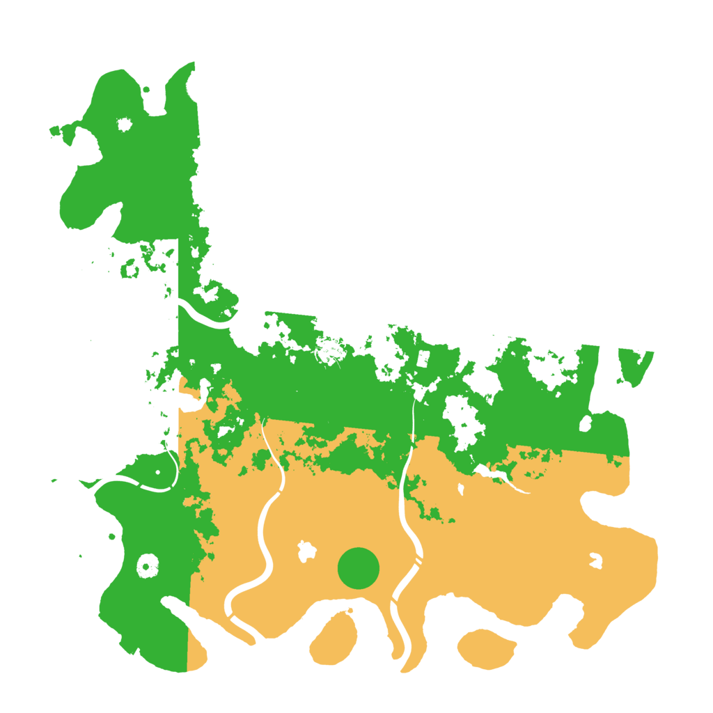 Biome Rust Map: Procedural Map, Size: 4500, Seed: 73761291