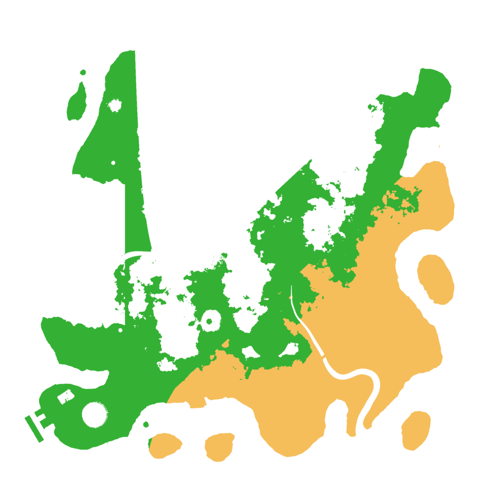 Biome Rust Map: Procedural Map, Size: 3500, Seed: 1285936030