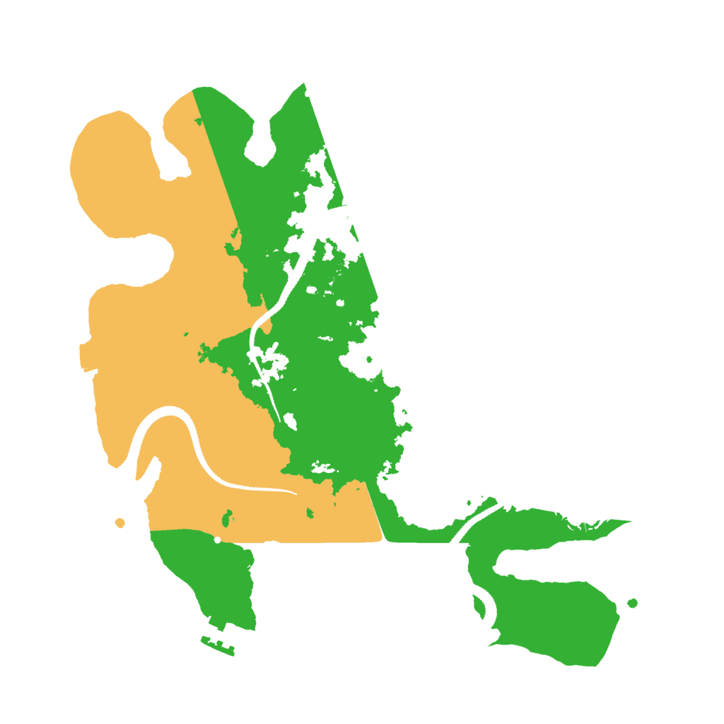 Biome Rust Map: Procedural Map, Size: 3000, Seed: 726805618