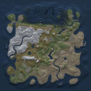 Thumbnail Rust Map: Procedural Map, Size: 4250, Seed: 1525370277, 16 Monuments