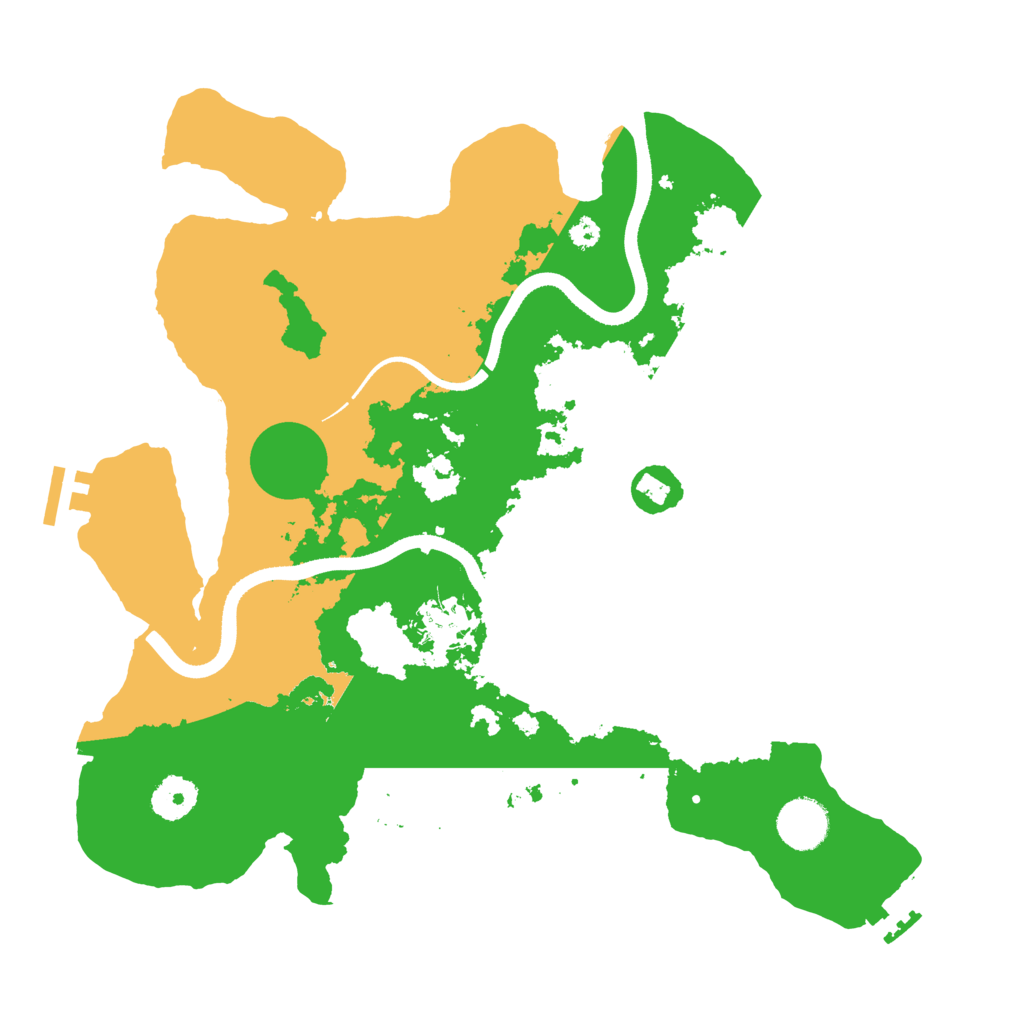 Biome Rust Map: Procedural Map, Size: 3500, Seed: 2131601674