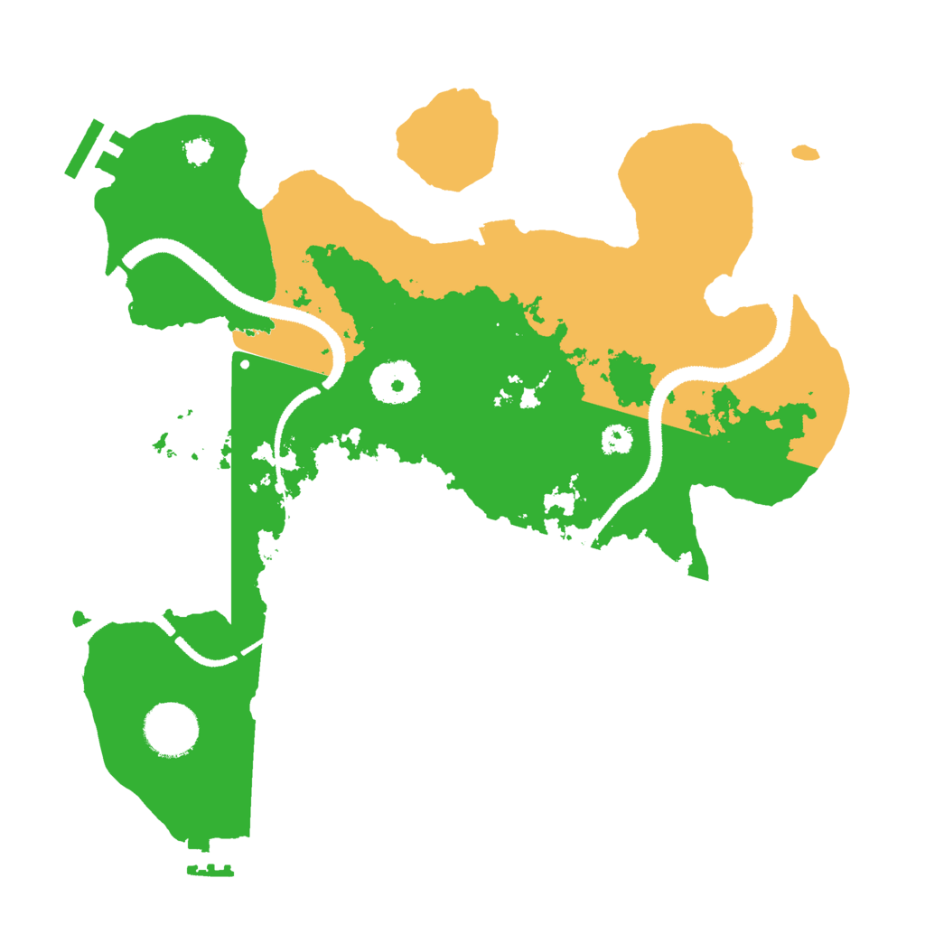 Biome Rust Map: Procedural Map, Size: 3000, Seed: 15305
