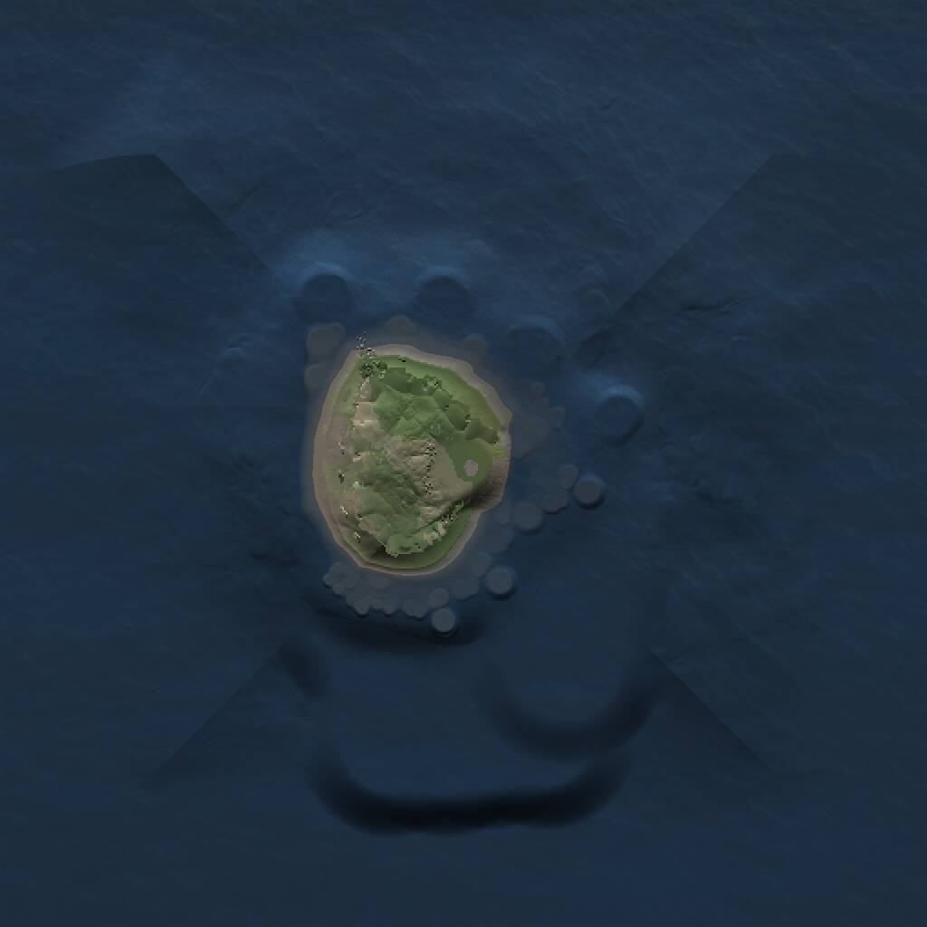 Rust Map: Procedural Map, Size: 1000, Seed: 137523599, 1 Monuments