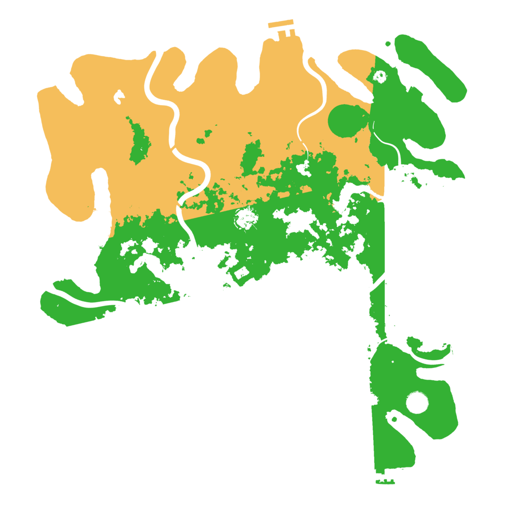 Biome Rust Map: Procedural Map, Size: 4096, Seed: 530228925