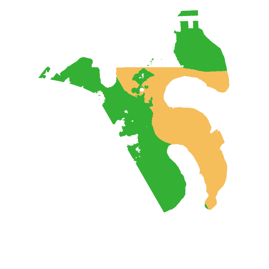 Biome Rust Map: Procedural Map, Size: 2000, Seed: 1552421757