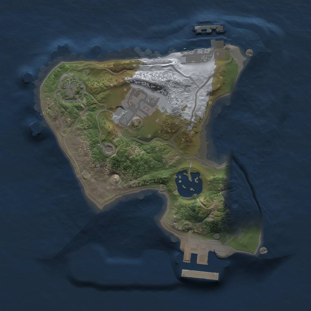 Rust Map: Procedural Map, Size: 1700, Seed: 632584724, 6 Monuments