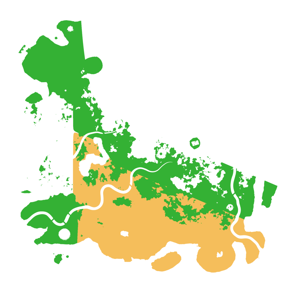 Biome Rust Map: Procedural Map, Size: 4500, Seed: 125154785