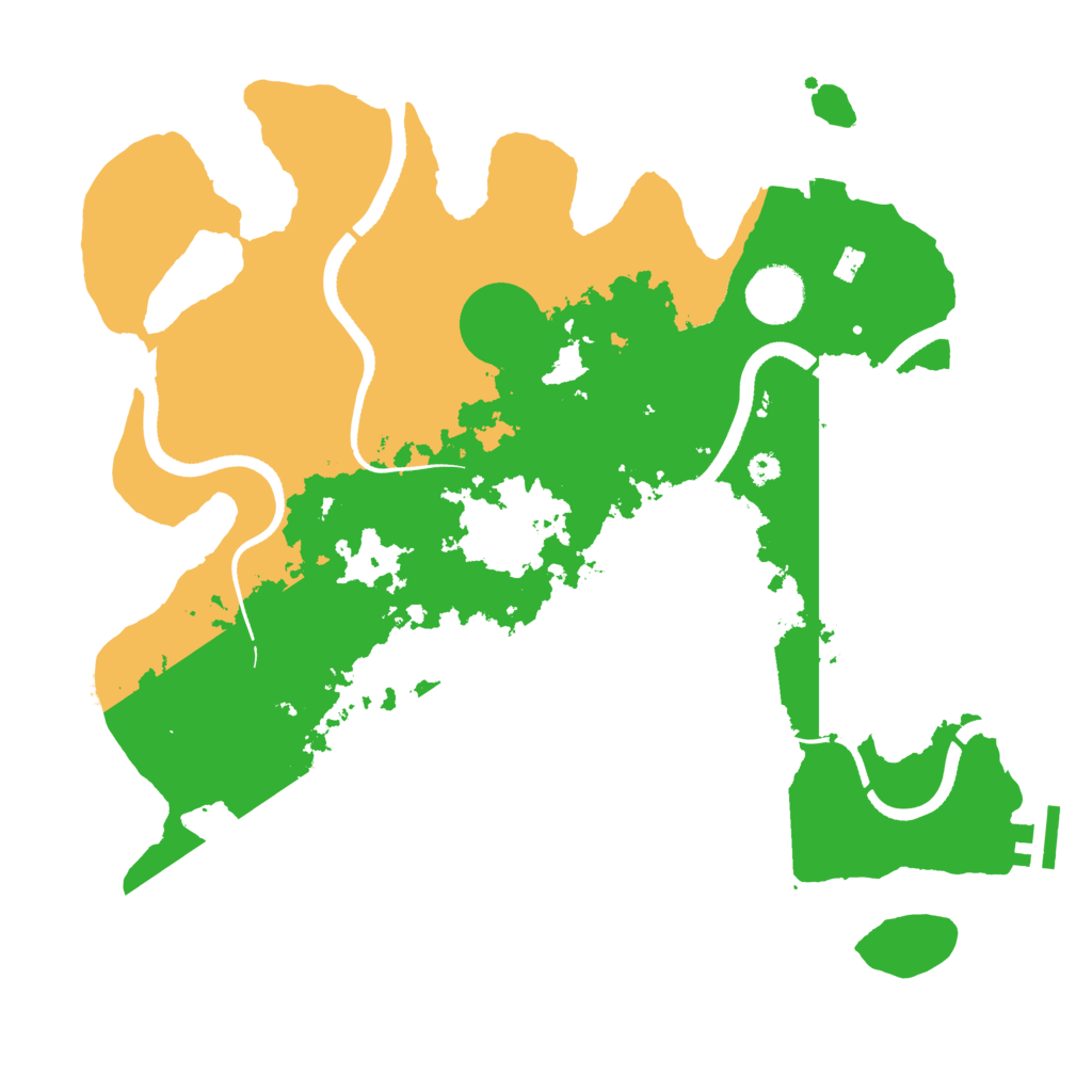 Biome Rust Map: Procedural Map, Size: 3500, Seed: 1317799636