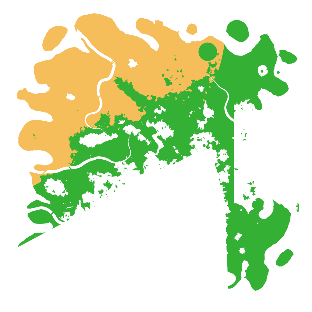 Biome Rust Map: Procedural Map, Size: 4500, Seed: 5875256