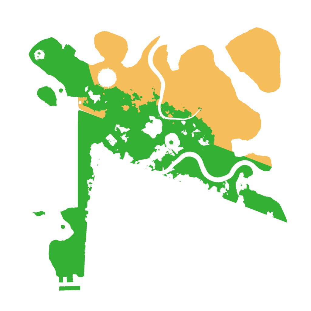 Biome Rust Map: Procedural Map, Size: 3000, Seed: 1234567810