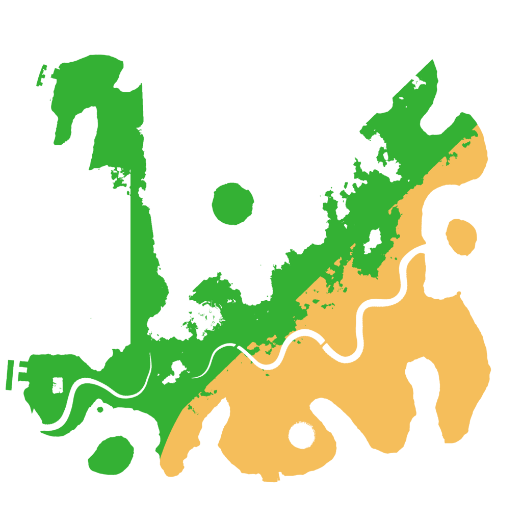 Biome Rust Map: Procedural Map, Size: 3500, Seed: 7492744