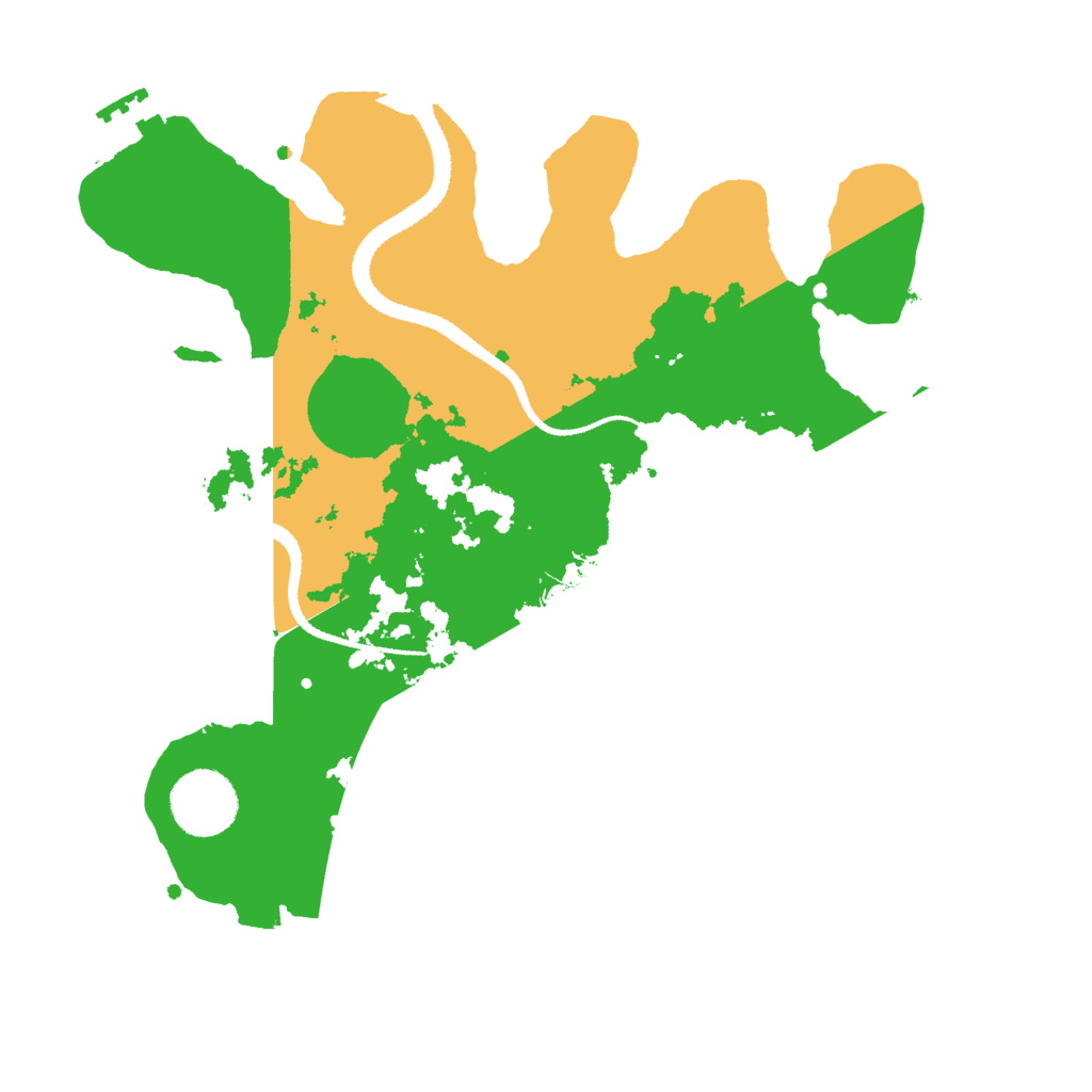 Biome Rust Map: Procedural Map, Size: 3000, Seed: 79719