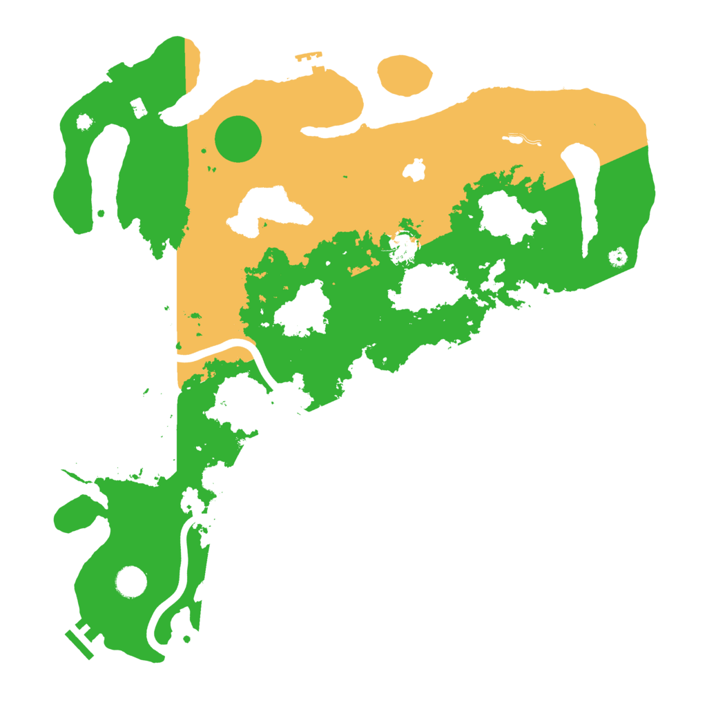 Biome Rust Map: Procedural Map, Size: 4000, Seed: 1205967463